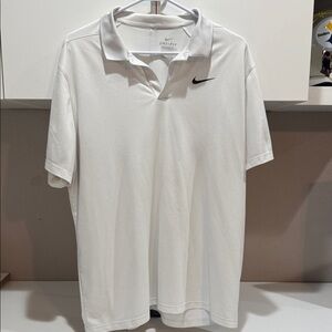 Nike Men's Classic White Polo Shirt